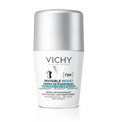 Vichy Dezodorans protiv mrlja i nadraženosti Invisible resist, 50ml