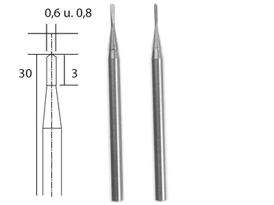 Proxxon Svrdlo 28321, 0,6/0,8, 2 kom