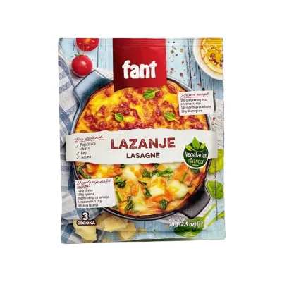 Podravka Fant za lazanje, 70 g, 3 Komada