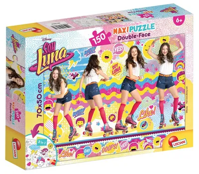 Lisciani Puzzle Soy Luna Roller Time, Dvostrane, 150 dijelova