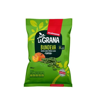 EuroCompany99 Sjemenka bundeve jezgra suho pržena slana, 125 g