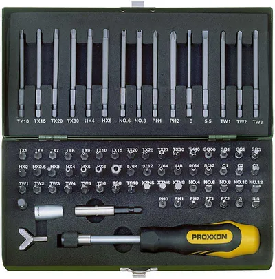 Proxxon Set specijalnih bitova 23107, 1/4", 75 kom
