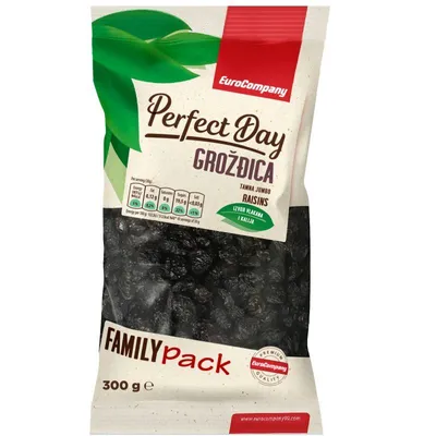 EuroCompany99 Grožđica tamna Jumbo Family Pack, 300 g