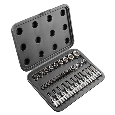 Neo Set nastavaka/bitova Torx 08-711, 3/8", 34 kom