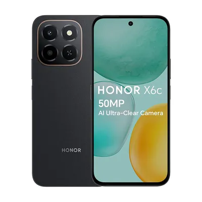 Honor Mobilni telefon X6c. 6.61", 6GB, 256GB, Midnight Black