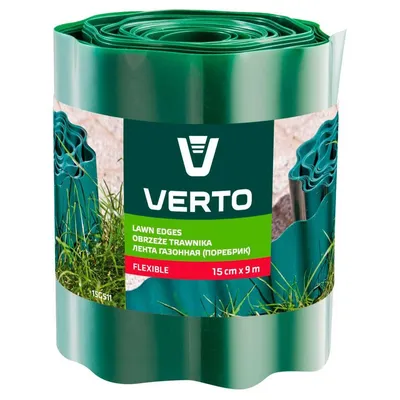 Verto Vrtna Fleksibilna Ograda 15G511, 15 cm x 9 m, Zelena - 50 m