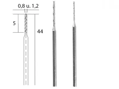 Proxxon Dijamantno svrdlo 28255, 0,8 mm i 1,2 mm