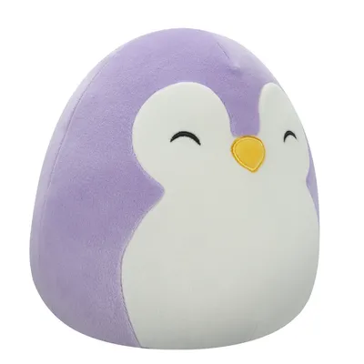 Squishmallows Plišana igračka Pingvin Elle W19, 20cm, Ljubičasta