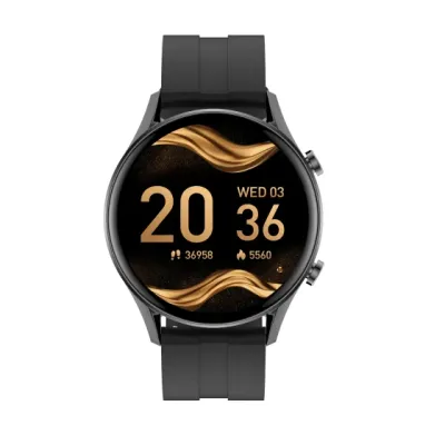 Muški pametni sat KW04, 1.32", IPS, Crni