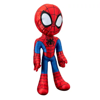 Spidey and amazing friends Plišana igračka Secret reveal Spidey, 40cm, Crvena