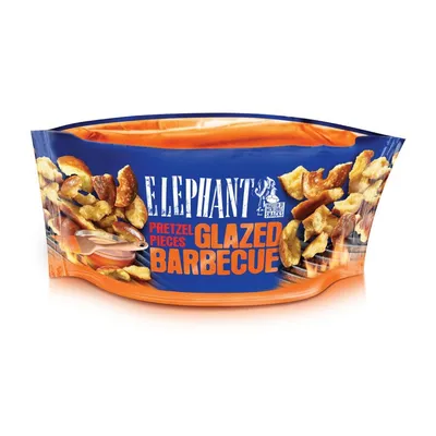 Elephant Smrvljene perece Glazed Barbecue, 75 g