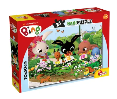 Lisciani Puzzle Bing Gledamo prirodu, 24 dijelova