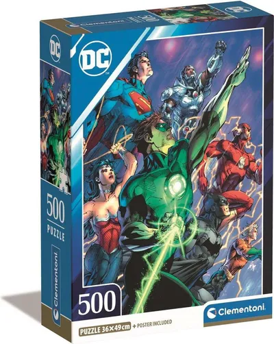 Clementoni Slagalica Justice League, 500 dijelova