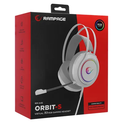Rampage Gaming slušalice sa mikrofonom RM-K45 ORBIT-S 40794, RGB Led 7.1