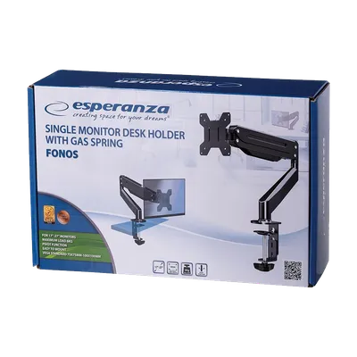 Esperanza Nosač za Monitor With Gas Spring Erw019,17"-27" Fonos