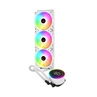 Rampage CPU hladnjak AIO Liquid Helios C17 40918, 12cm, Fan Temperature Display, Intel LGA1700/AMD AM5 ARGB, 360mm, Liquid Cooling CPU Fan