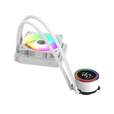 Rampage CPU gaming hladnjak AIO Liquid Helios C13 40916, 12cm, Fan Temperature Display, Intel LGA1700/AMD AM5 ARGB, 120mm, Liquid Cooling CPU Fan