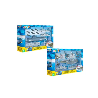 GLOBO WTOYs Vojni brodovi i avioni set, Sivi