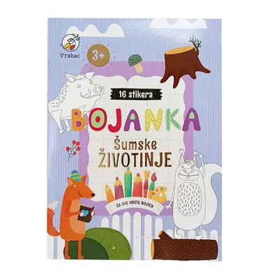 Vrabac Bojanka Amigo Šumske Životinje, A4