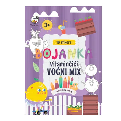Vrabac  Bojanka Amigo Vitaminčići voćni mix, A4