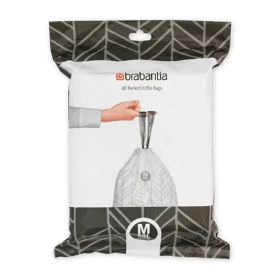 Brabantia Vreće za smeće Perfectfit, 60L, M, 40kom