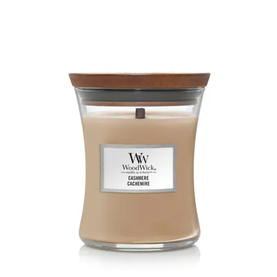 WoodWick Mirisna svijeća Cashmere, 9,9x11,4 cm, Smeđa