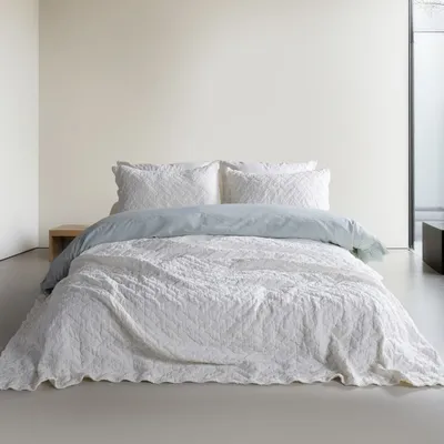 GH Textil San Tic LTD Prekrivač za krevet Brianna, Bijeli