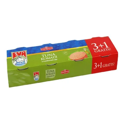 Tuna komadi u maslinovom ulju, 4x80g, 4 komada
