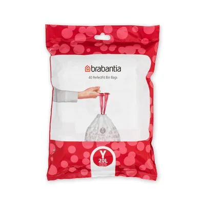 Brabantia Vreće za smeće Perfectfit, 20L, Y, 40kom