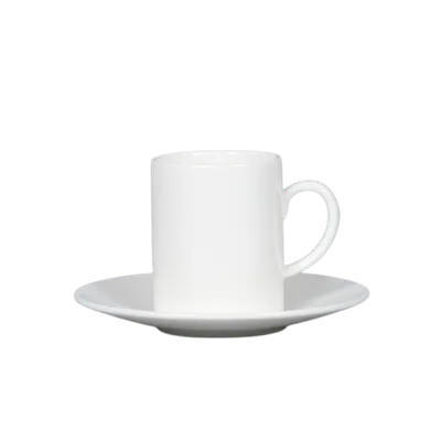 Lijepe kućne stvari Set espresso šoljica i tanjirića Dalton, 6 kom, Bijeli