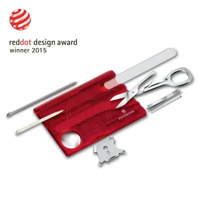 Victorinox Kartica transparent, Crvena