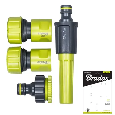 Bradas Set vrtna prskalica sa regulacijom, 3 spojnice, 3/4