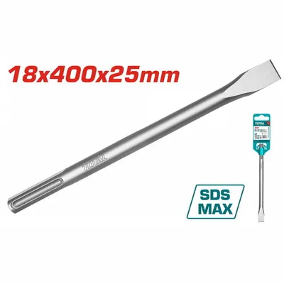Total Tools Sjekać SDS Max, 18 x 400 mm, 25 mm