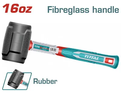 Total Tools Čekić , 450 g, Plavo-sivi