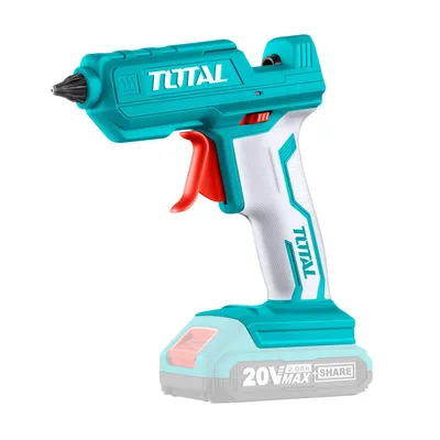 Total Tools Akumulatorski pištolj za vruće lijepljenje 20 V, 18 g,min, P20S (bez baterije) (TGGLI2001)