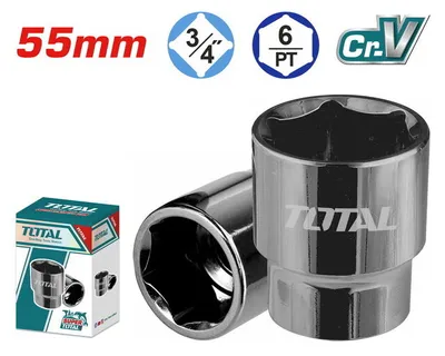 Total Tools Nasadni ključ 3,4 SW, 55 mm
