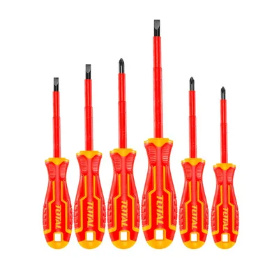 Total Tools 6-dijelni set izoliranih odvijača, (THTIS566)