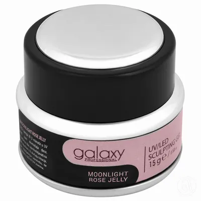 Galaxy Gradivni kamuflažni gel Moonlight rose jelly UV/LED, 15g