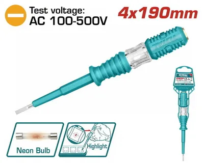 Total Tools Ispitivač napona THT291908, 100-500 V, 190 mm