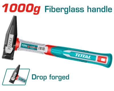 Total Tools Čekić bravarski, 1000 g, Plavo-sivi
