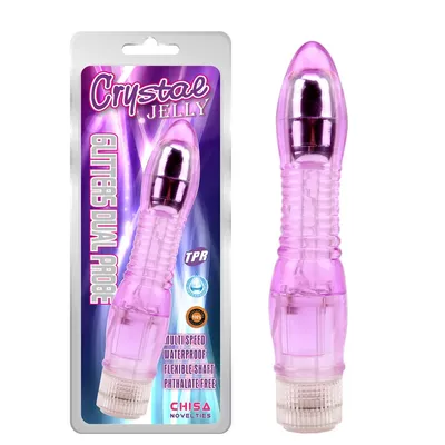 Chisa Vibrator Glitters Probe, Ljubičasti