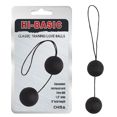 Chisa Vaginalne kuglice Classic, Crne