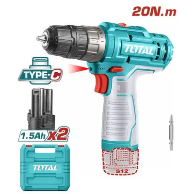 Total Tools Akumulatorska bušilica 12 V (TDLI12202E)