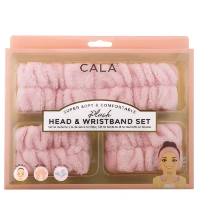 Cala Set traka za kosu i zglobove Peach