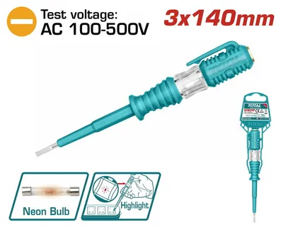 Total Tools Ispitivač napona THT291408, 100-500 V, 140 mm