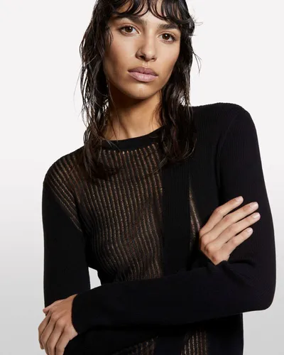 Benetton Ženska majica 10C1L106M-901-L, Crna