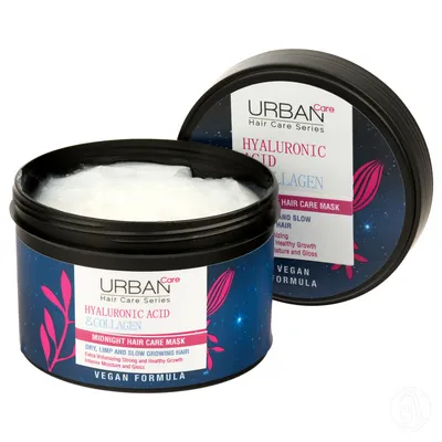 Urban care Noćna maska za kosu hijaluronska kiselina i kolagen, 230 ml