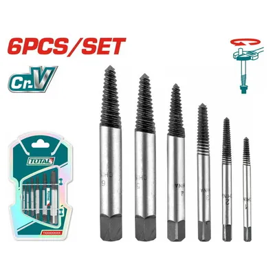 Total Tools Odvijač polomljenih vijaka 6/1
