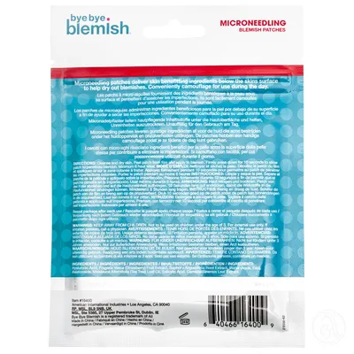 Bye Bye Blemish Flasteri za isušivanje akni, Microneedling, 9/1