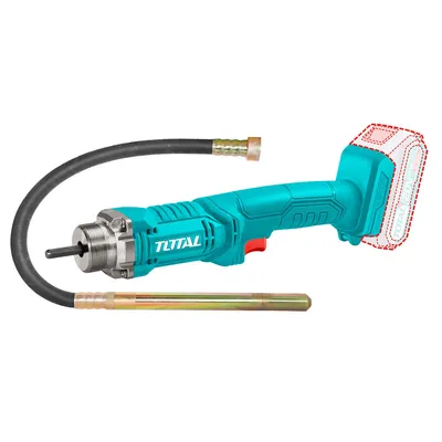 Total Tools Akumulatorski vibrator za beton TCVLI202301, 2300 rpm, 20 V, P20S, Bez baterije